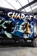 Volvo FL6 Turbo Zone Truck Art Car by Banksy 1988 года